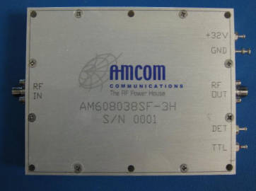C波段AM608038SF-3H寬帶GaN功率放大器模塊