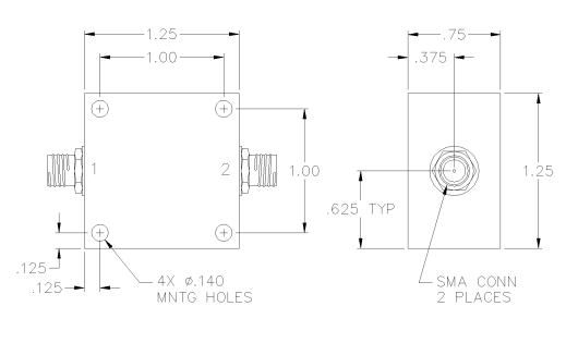 Pulsar倍頻器FX-04-410尺寸圖 Pulsar倍頻器FX-04-410尺寸圖