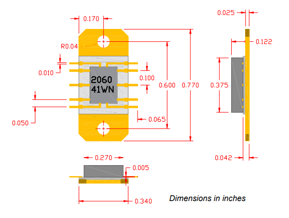 AM206041WN-SN-R AMCOM功率放大器原裝現貨 AM206041WN-SN-R AMCOM功率放大器原裝現貨