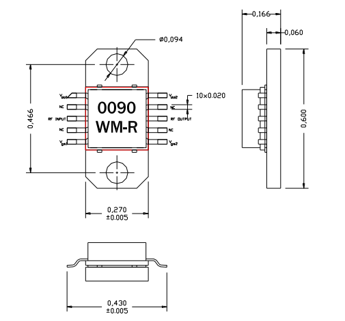 AM009023WM-EM-R功率放大器原裝庫存 AM009023WM-EM-R功率放大器原裝庫存