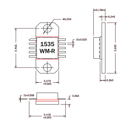 AM153540WM-EM-R與HMC609LC4放大器的區別及優勢