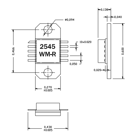 AM254540WM-EM-R功率放大器AMCOM原裝庫存 AM254540WM-EM-R功率放大器AMCOM原裝庫存
