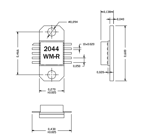 AM204437WM-EM-R功率放大器AMCOM產品原裝庫存 AM204437WM-EM-R功率放大器AMCOM產品原裝庫存