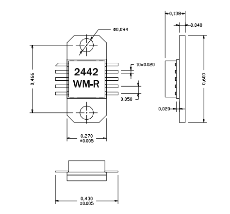 AM244236WM-EM-R功率放大器AMCOM產品原裝庫存 AM244236WM-EM-R功率放大器AMCOM產品原裝庫存