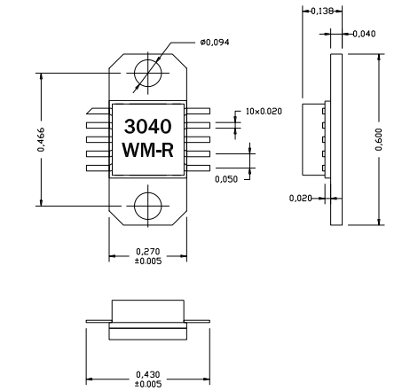 AM304031WM-EM-R功率放大器AMCOM品牌原裝庫存 AM304031WM-EM-R功率放大器AMCOM品牌原裝庫存