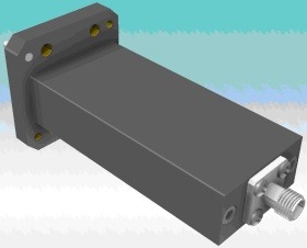 ATM Microwave雙脊波導至同軸適配器 ATM Microwave雙脊波導至同軸適配器