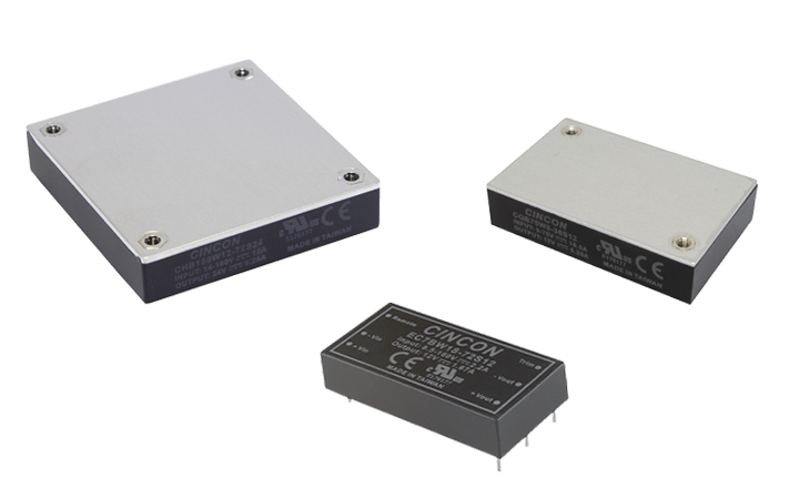 CINCON非隔離DC/DC 轉換器 0.666-20A CINCON非隔離DC/DC 轉換器 0.666-20A